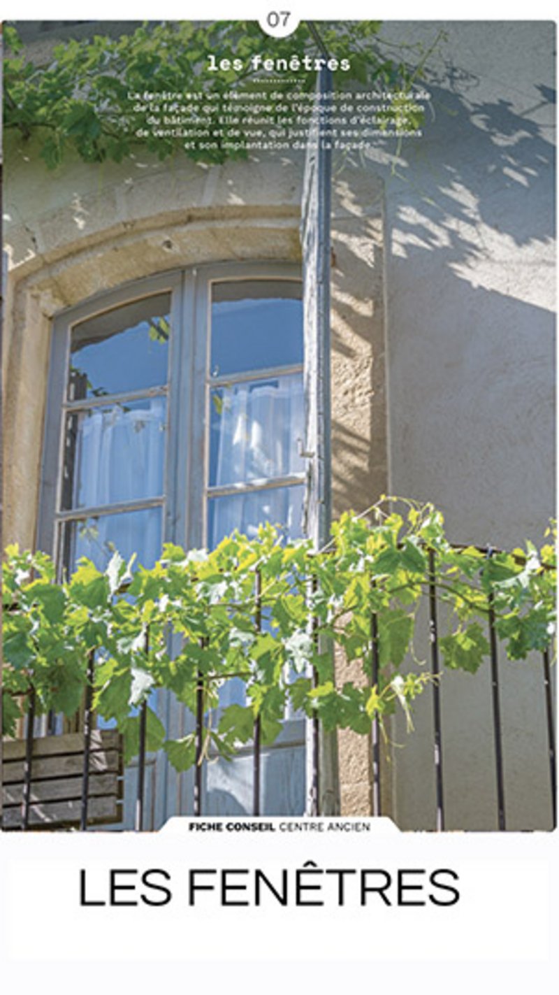 Fenêtre de maison ancienne